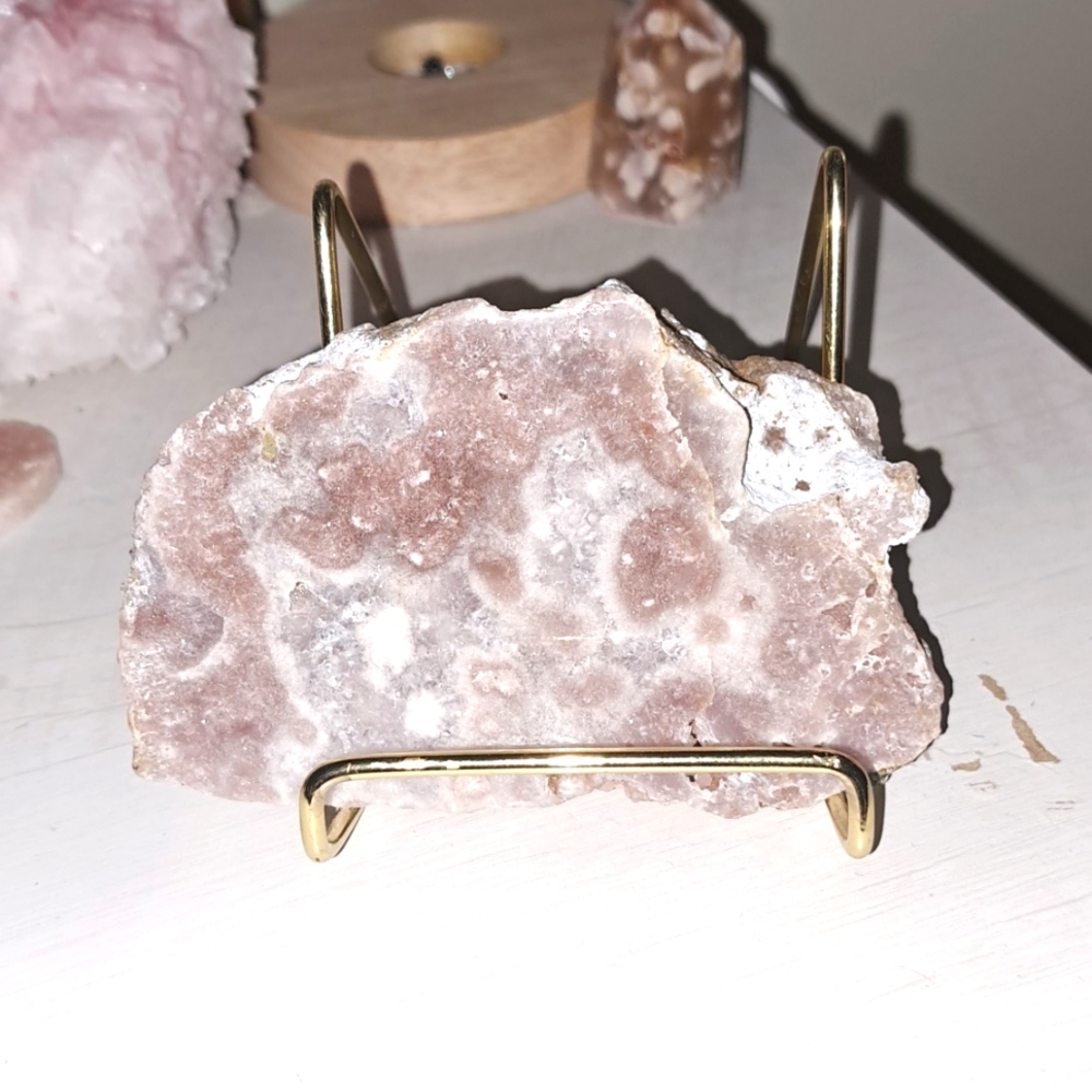 Gorgeous Sparkly Pink Amethyst Crystal Slab